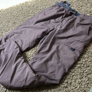 Uniqlo Brown Black Belted Snow Pant Size Medium
